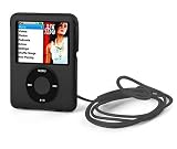 miniGEL for iPod nano 3G with Black  Silver Lanyard
