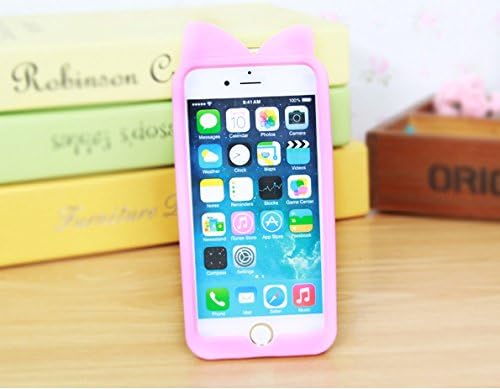 iPhone 6 Case ,3D Cute Cartoon Animal Graffiti Design Soft Silicone Gel Case Back Cover For iPhone 6 (4.7'') (Daisy Duck)