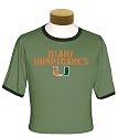 Miami Florida Hurricanes Ringer T-Shirt