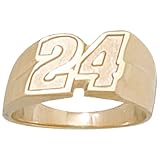 LogoArt Jeff Gordon 14K Logo Ring, Size 6