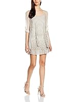 Laura Moretti Vestido Seda (Gris)