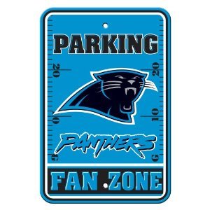 NFL Carolina Panthers Plastic Parking Sign