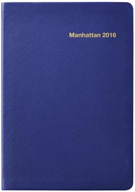 Per Annum 2016 Manhattan Desk Diary Cartier French Navy