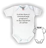 Body Baby 1/4-Arm mit Druck ICH BIN MAMA`S UNTERHALTUNGSPROGRAMM... (Gr. 50/56) / 150030