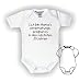 Baby : Body Baby 1/4-Arm mit Druck ICH BIN MAMA`S UNTERHALTUNGSPROGRAMM... (Gr. 50/56) / 150030