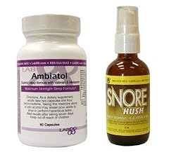Premium Sleep Enhancement Package - Ambiatol: Effective Sleep Aid & Snore Hush: Snore Relief Formula