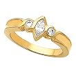 14K Yellow Gold Diamond Solitaire Engagement Ring - 0.37 Ct.