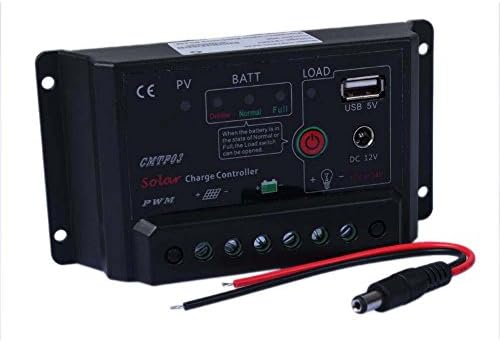 Qianqsun®15A 12V/24V Auto Switch PWM Solar Panel Battery Charge Controller With 5V USB