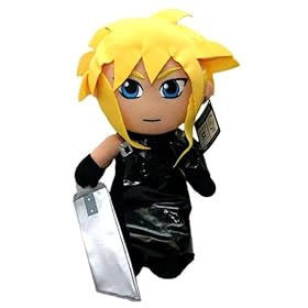  Anime Final Fantasy Advent Children 12 inch Cloud Strife (standing) Plush