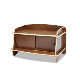 Eco-friendly Kid's Storage Unit - Surfin Kids Cocoa Finish by Ecotots