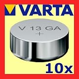 Produkt-Bild: 10x VARTA V13GA Knopfzelle LR44 AG13 13GA V76PX SR44