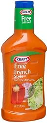 Kraft Free French Style Fat Free Dressing, 16-Ounce Plastic Bottles (Pack of 6)