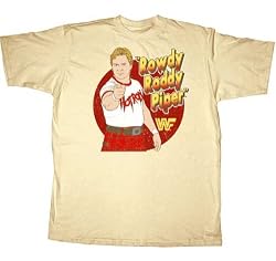 WWE Hot Rod Rowdy Piper Mens Natural T-shirt