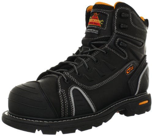 ThorogoodGEN-Flex2 6” Composite Safety Toe Work Boots For Men - Breathable Heavy-Duty Toe Cap Boots With Goodyear Storm Welt, Slip-Resistant Outsole and Comfort Insole