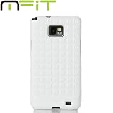 Mfit docomo GALAXY S II SC-02C 専用 Jello Case, White ジェロ ケース （液晶保護シート 付き）, ホワイト MT11003WT