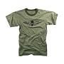 Vintage Printed Olive Drab T-Shirts