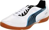 Puma Men's V5.11 IT Soccer Shoe,White/Black/Dresden Blue,12 D US