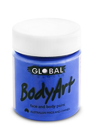 Global Body Art Face Paint - Liquid Deep Blue 45mL