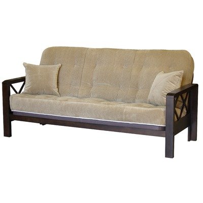 E-Street Full Futon with Color: Woodstock