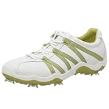 ECCO Men's Golf Casual Cool Golf Shoe,White/Kiwi,44 EU (10-10.5 US)