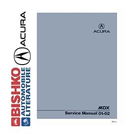 2001 2002 ACURA MDX Service Shop Repair Manual CD