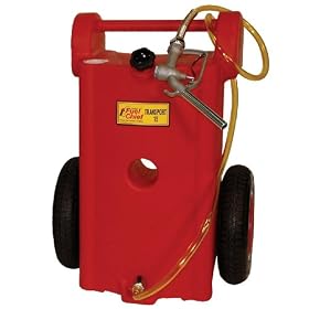 JohnDow Fuel Chief JDI-15GC-P 15-Gallon Poly Gas Caddy With 15-Inch Pneumatic Wheels and... by John Dow Industries