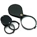 5X 6X 10X Magnifying Loupe Folding Pocket Magnifier 2Pc