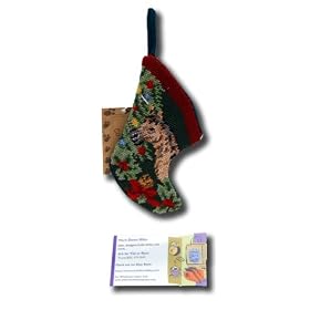 Little Brown Horse Stocking Needle Point Christmas Xmas Seasonal Pony Horse Lovers Sk-801s
