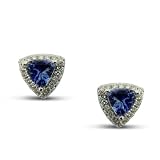 14K Exquisite Tanzanite and Diamond Earring (NEW ARRIVAL)