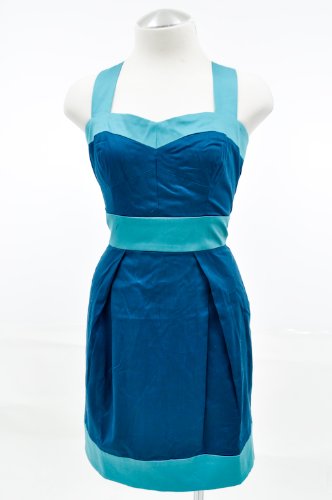 French Connection Blue and Green Dress