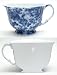 Porcelain Tea Cup Wall Pocket - Blue Floral