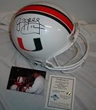 Jim Kelly Autographed/Hand Signed Miami Hurricanes Full Size Replica Football Helmet