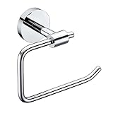Tophome トイレットペーパーホルダー ヨーロッパ調 おしゃれ　ペーパーホルダー　壁 取付け　紙巻器　バスアクセサリー　豪華　アンティーク風　重厚感のある 真鍮製　クロム
