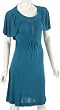 Fornarina ABBEY-EMERALD RAYON DRESS BIR8538JA07D6 Damen Kleid