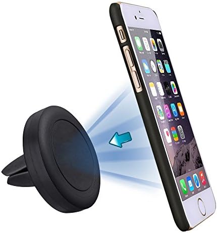 Giftech Magnetic 360°Rotary Mobile Phone Mount Holder / Giftech Grip Magic Air Vent One Step Mounting Magnetic Car Mount Holder for iPhone 6/6S and Android Cellphones