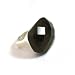 Lola Rose Sterling Silver Smokey Quartz Dome Ring