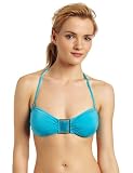 Hermanny By Vix Women's Azul Solid Bandeau Top