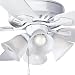 Progress Lighting P2616-30 4-Light Kit with Alabaster Style Glass Bowl For Use with P2503 Ceiling Fans, White