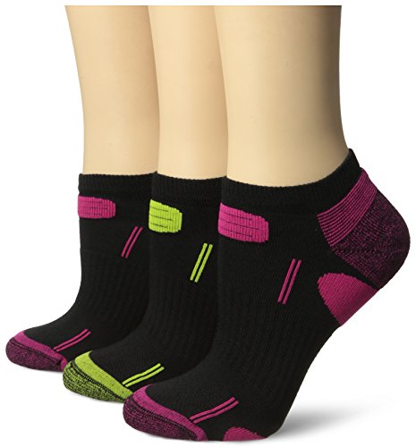Dr. Scholl's Women's 3 Pack Health Strides Tri-Zone Low Cut Socks