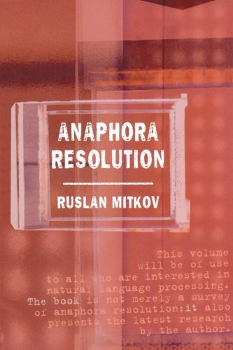 Anaphora Resolution (Studies in Language and Linguistics)