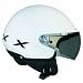 Nexx X60 Rap White Shiny Large Open Face Helmet