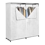 Clothes Closet - White/ Chrome (60)