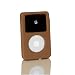 iPod Hard Leather Case for iPod Video 60/80GB iCase Tan/Brown