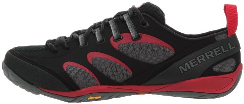 MERRELL Mens Shoes - Barefoot-Sneakers TRUE GLOVE - black molton lava, Größe:43