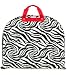 Red Trim Black White Zebra Print Garment Bag Dance Cheer Luggage
