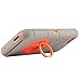 iPhone 6S Plus Case 5.5 inch, ULAK Heavy Duty Dual Layer Shockproof Protective Grip Case for Apple iPhone 6 Plus (2014)/6s Plus (2015) with Swivel Belt Clip Holster and Kickstand Gray+Orange