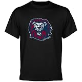 NCAA Loyola Marymount Lions Black Distressed Logo T-shirt