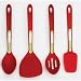 Silvermark 4-Piece Silicone Set, Red