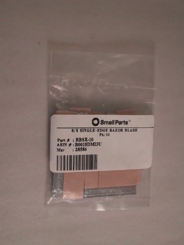 RBSX-10 10-Pack .009" Single-Edge Razor Blades