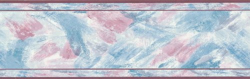 Brewster Parkview Designs 261BS7123B For Your Bath Abstract Wall Border, 6.875-Inch by 180-Inch